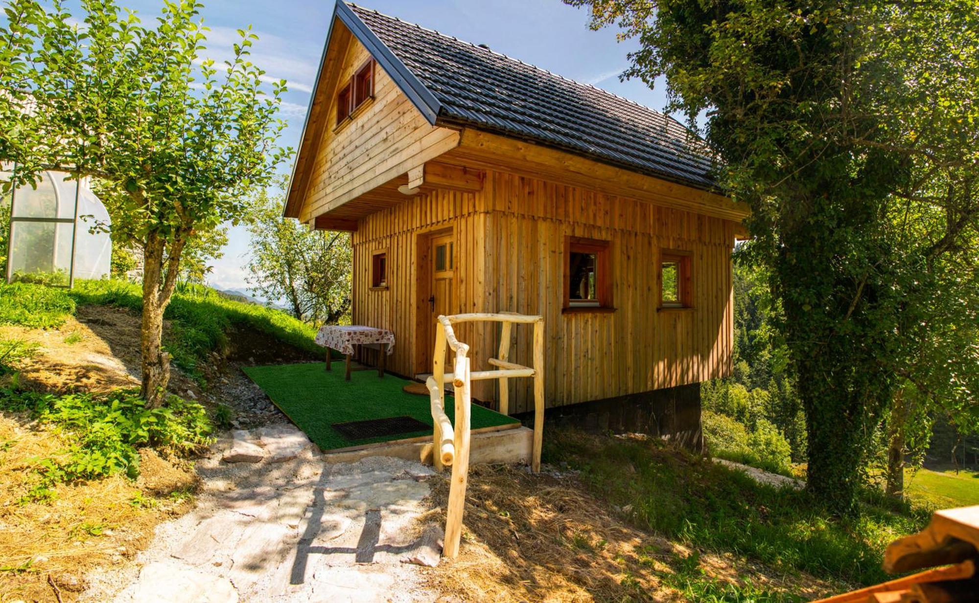 Wooden Chalet - Homestead Vrhovc Zelezniki Exterior foto